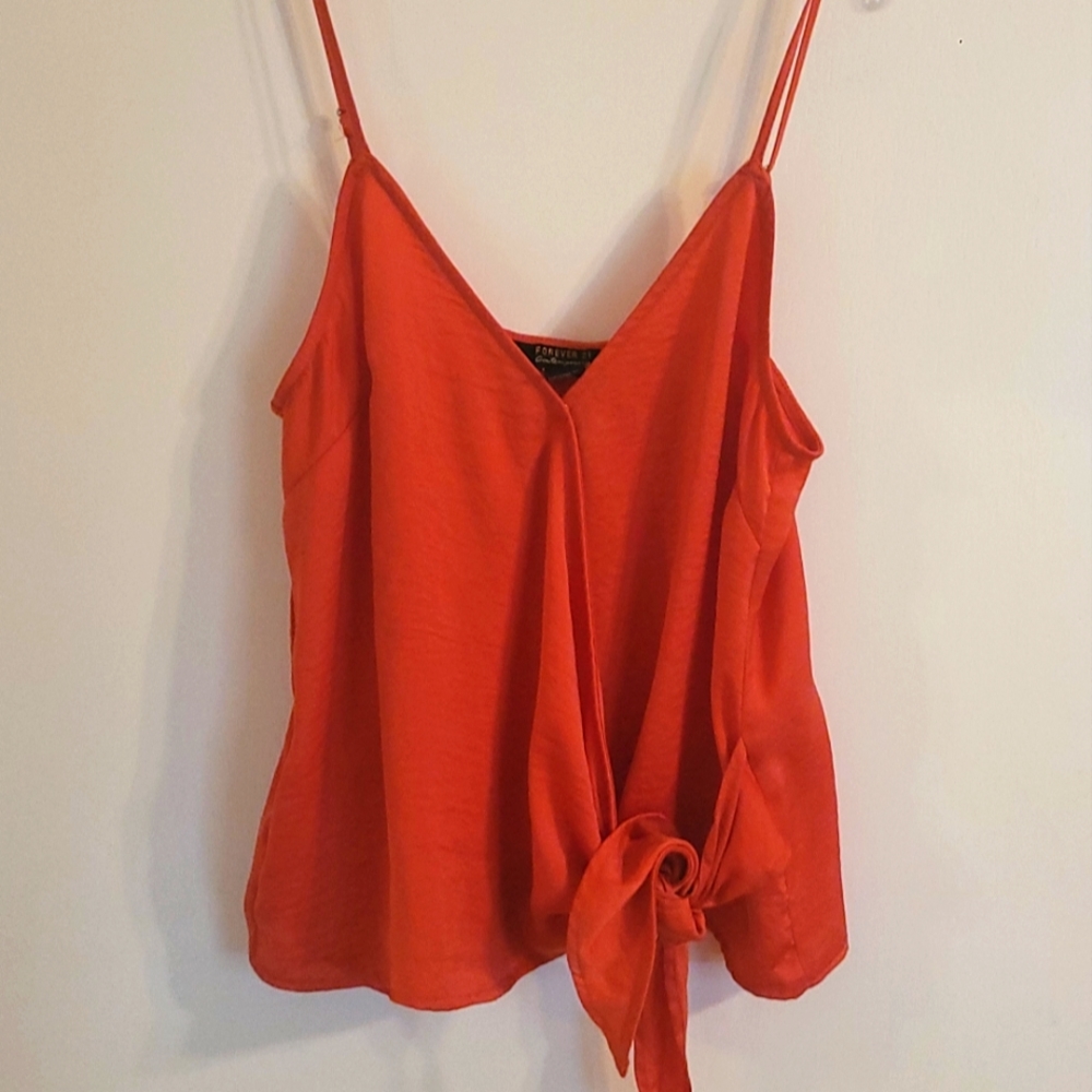 Satin Surplice Tank